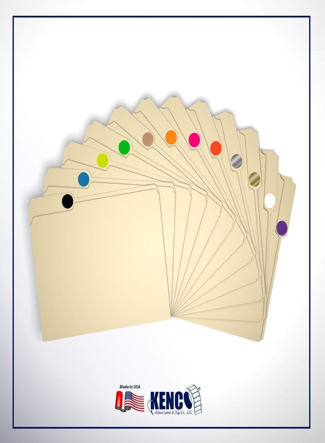 Kenco Color Coding Circle Dot Sticker Labels on a roll (Bright Green, 1 INCH 1000 Stickers) - Image 4